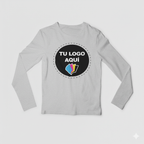 Playera Personalizada con Impresión al Frente - Manga Larga