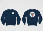 Sudadera cuello redondo personalizada impresión al frente y reverso