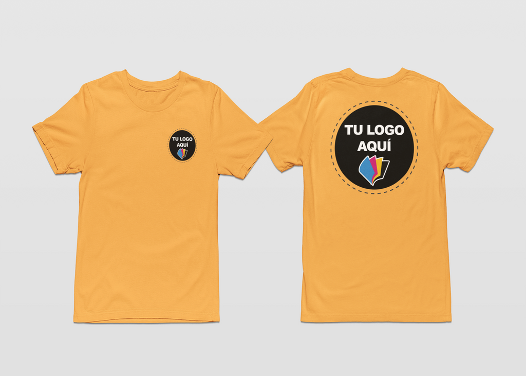Playera Personalizada Impresión al Frente y Reverso - Manga Corta