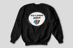 Sudadera cuello redondo personalizada impresión al frente