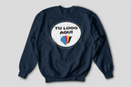 Sudadera cuello redondo personalizada impresión al frente