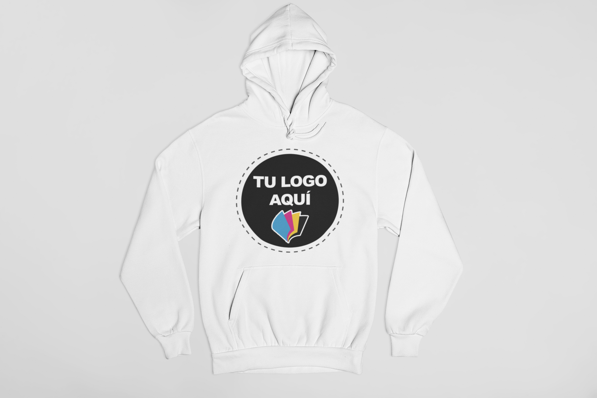 Sudadera con capucha personalizada impresión al frente