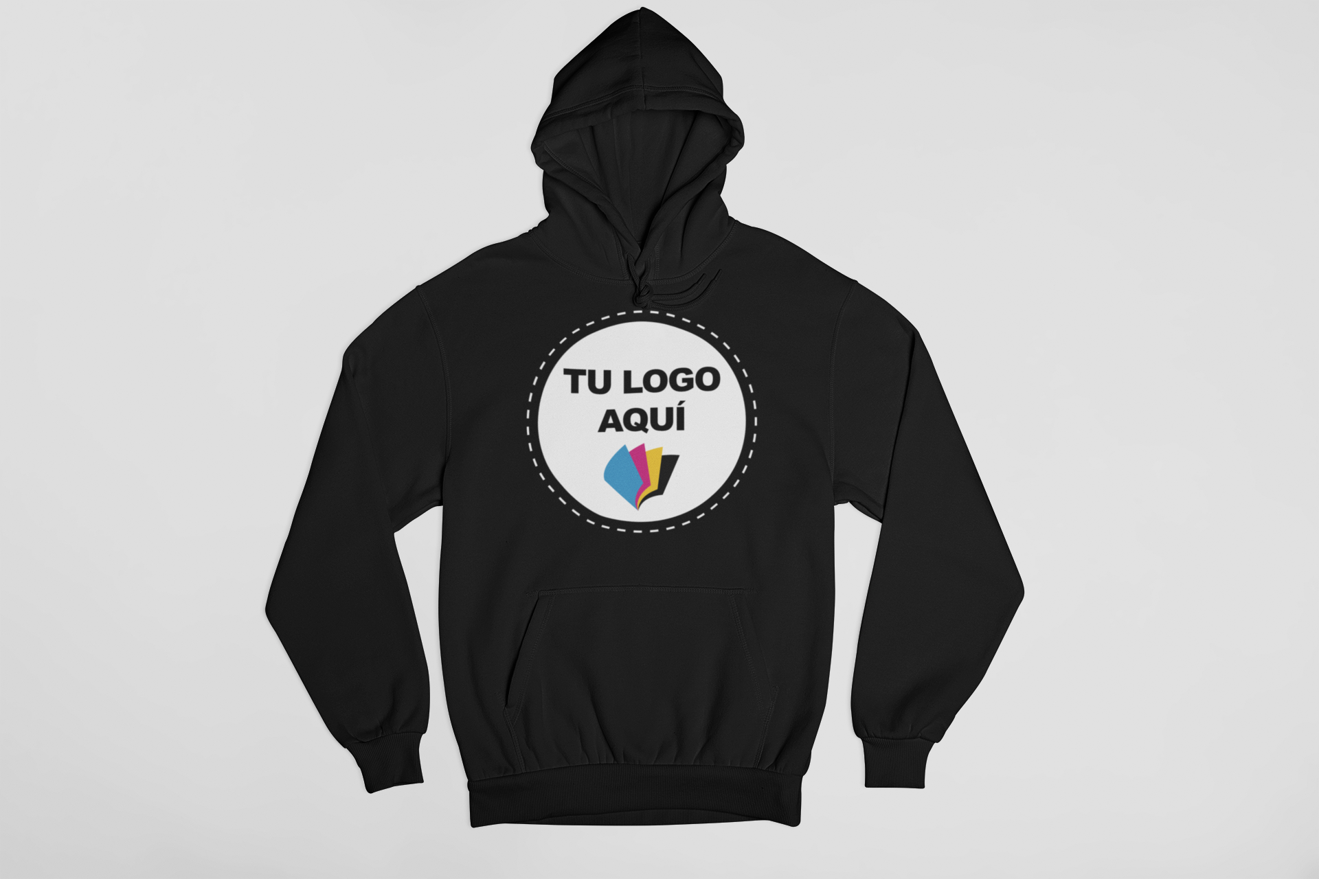 Sudadera con capucha personalizada impresión al frente