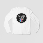 Playera Personalizada con Impresión al Frente - Manga Larga