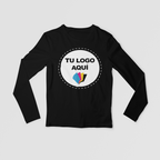 Playera Personalizada con Impresión al Frente - Manga Larga